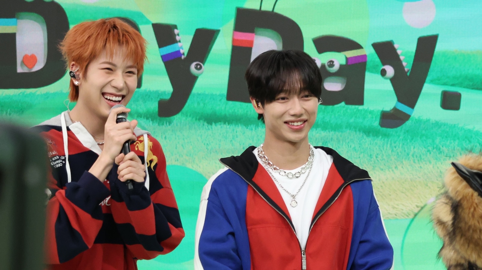 日本テレビ系情報番組『DayDay.』に出演したMAZZEL、HAYATO、SEITO