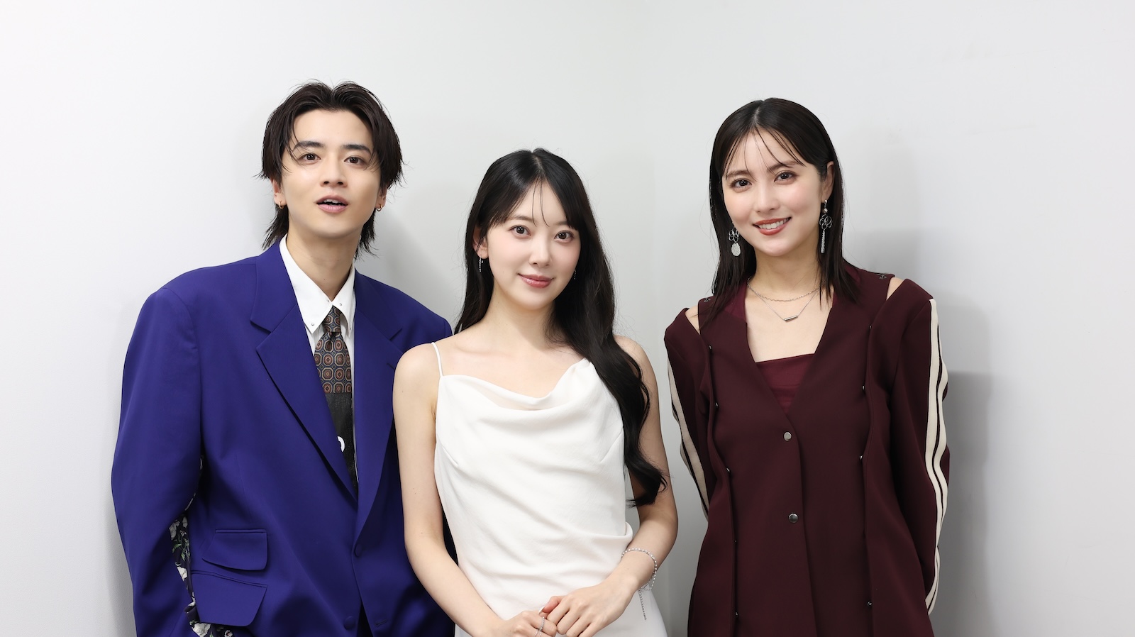 ドラマ『ディープリベンジ-顔を捨てた家政婦-』に出演する堀未央奈、石川恋、飯島寛騎