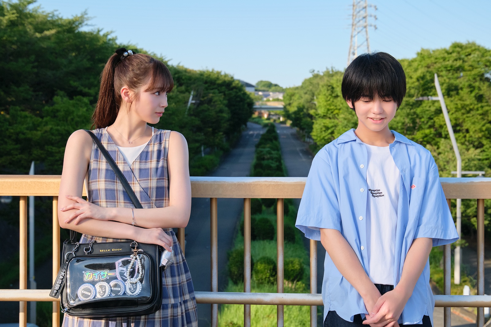 ドラマ『ぴーすおぶせーふ』に出演する柊木陽太、愛来