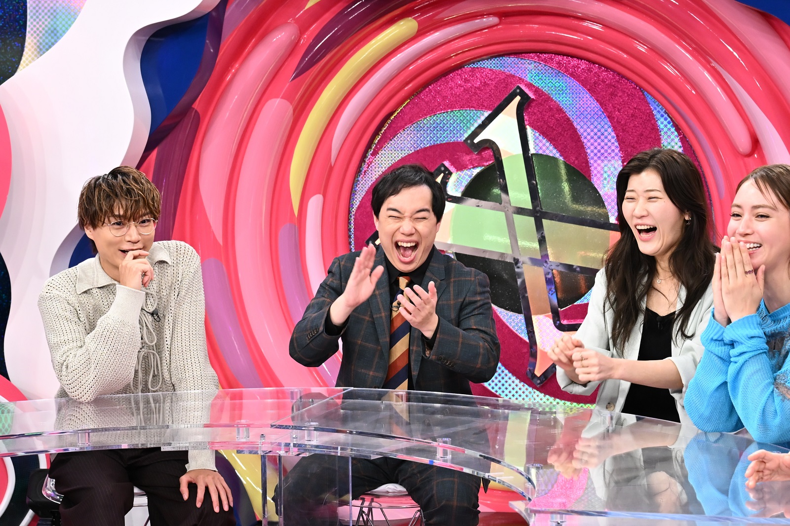 横尾渉（Kis-My-Ft2）、せいや（霜降り明星）、ヒコロヒー、滝沢カレンの写真