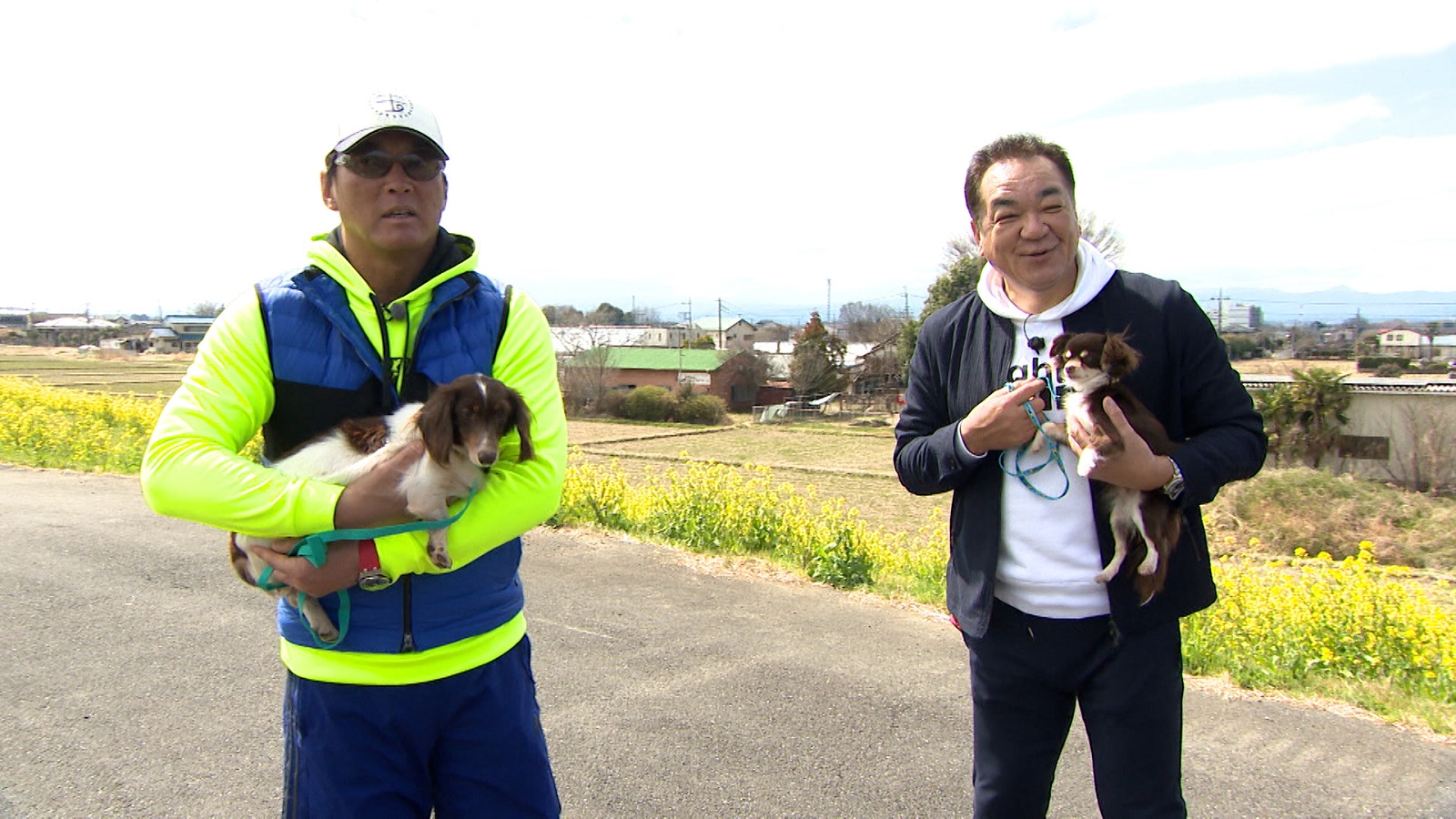 長嶋一茂と槙原寛己の写真