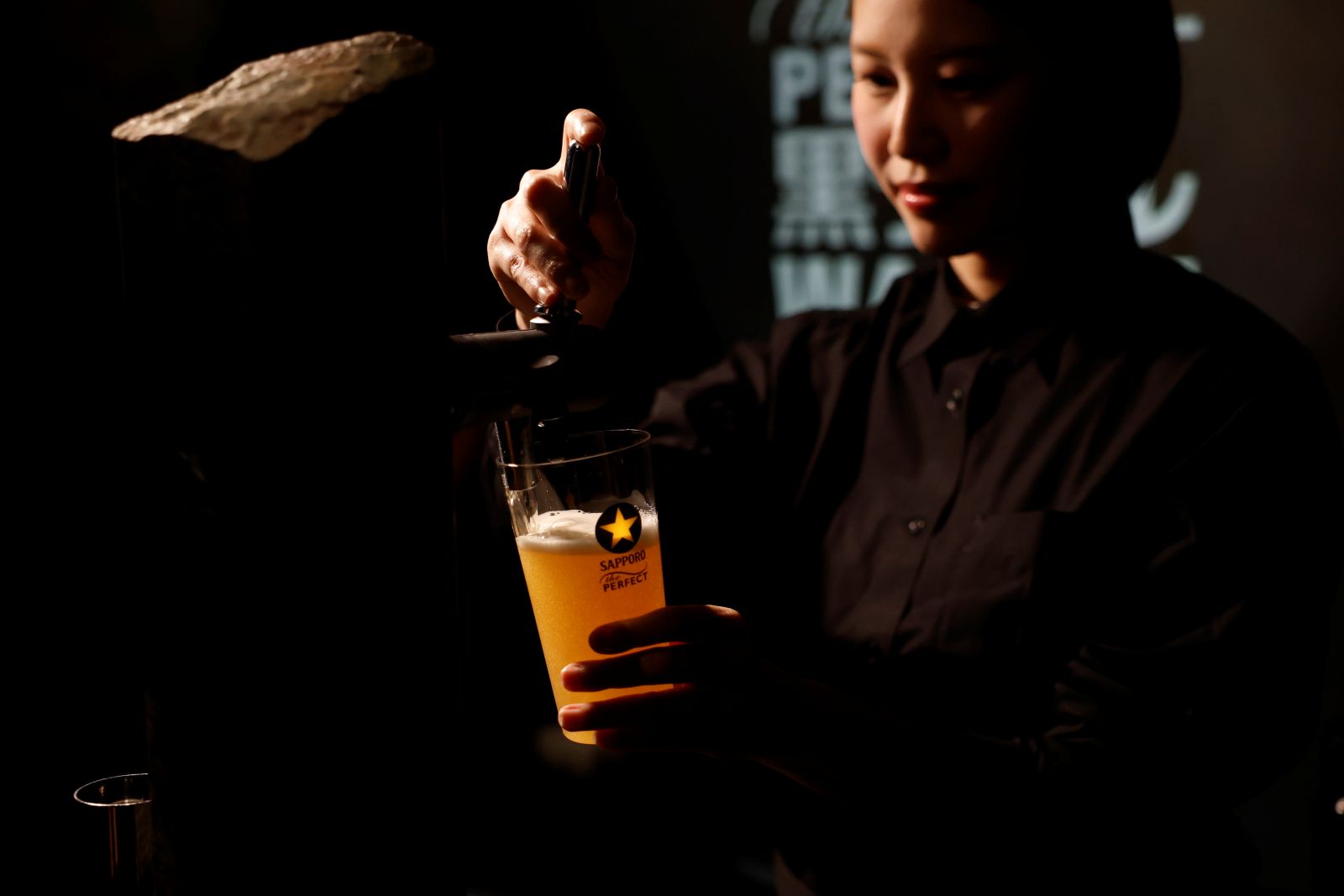 黒ラベルWAGONでの様子