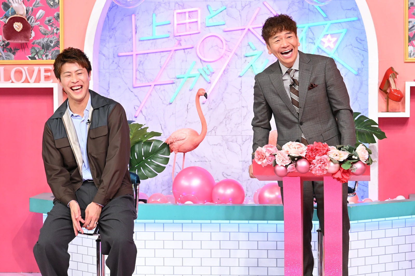 上田晋也と柿谷曜一朗の写真