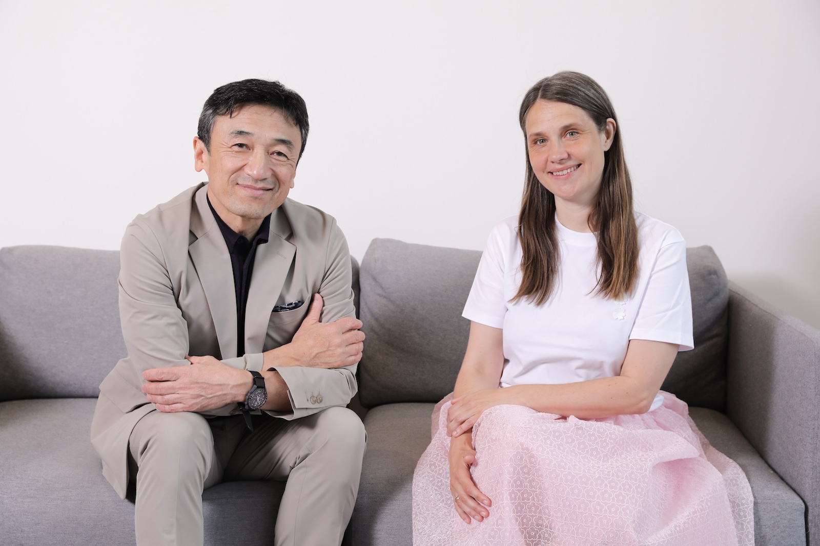 勝田幸宏氏とセシリー・バンセン氏