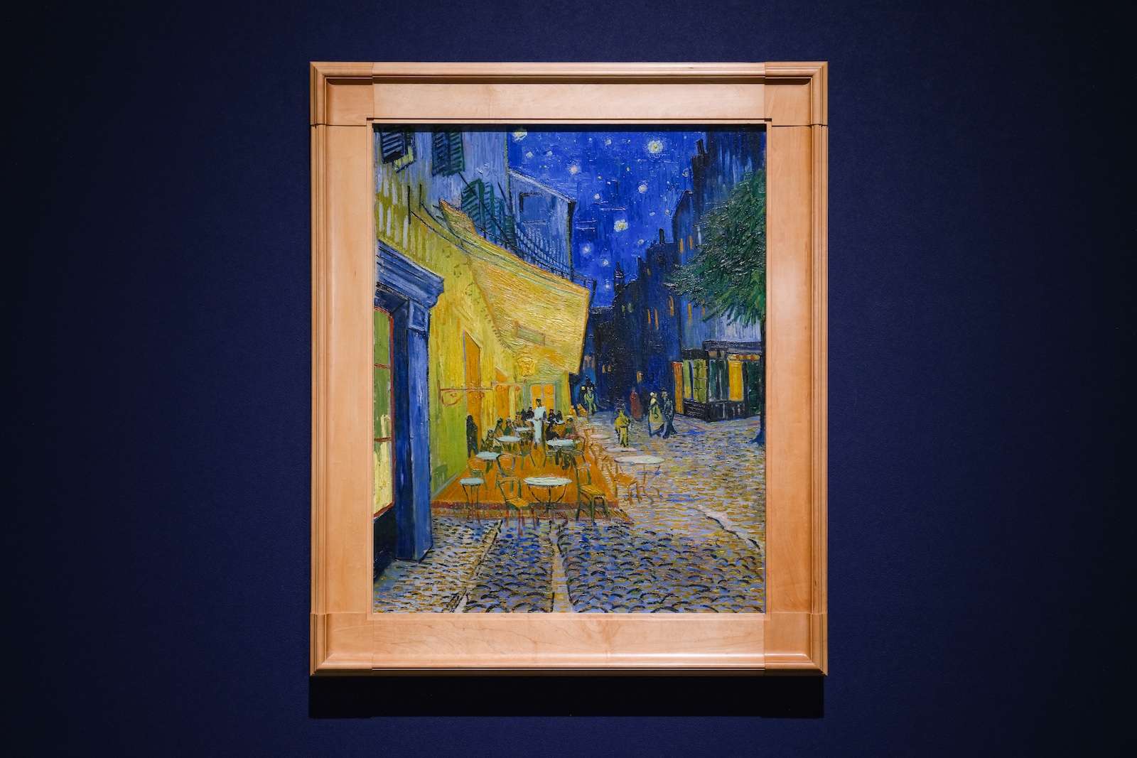 大ゴッホ展「夜のカフェテラス 東京展」の『夜のカフェテラス』の写真