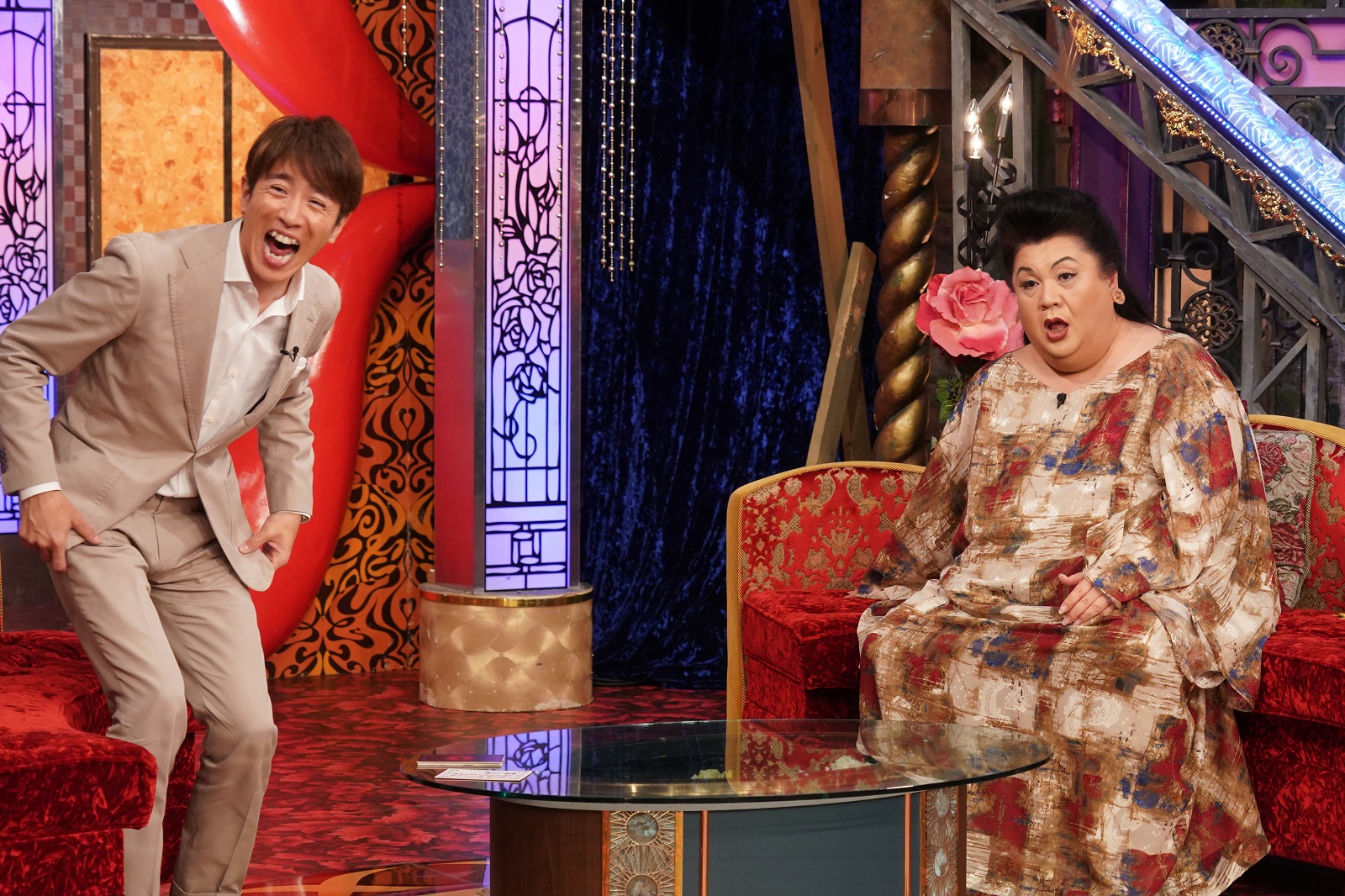 SUPER EIGHTの村上信五とマツコ・デラックスの写真