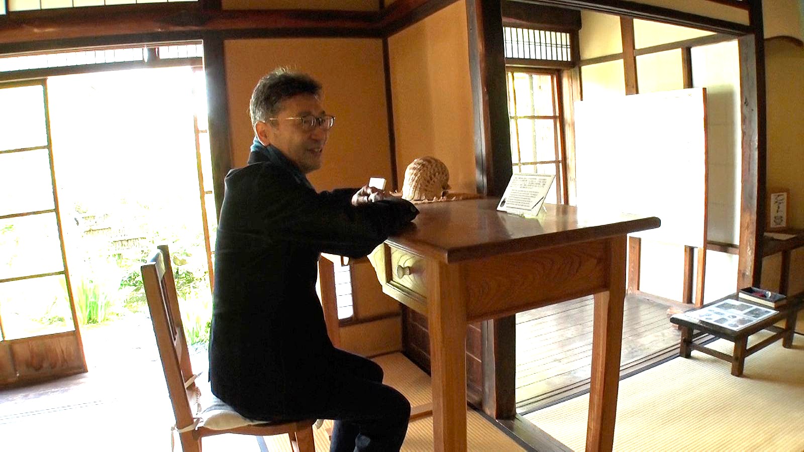 小泉八雲・小泉セツにひ孫、小泉凡さんの写真