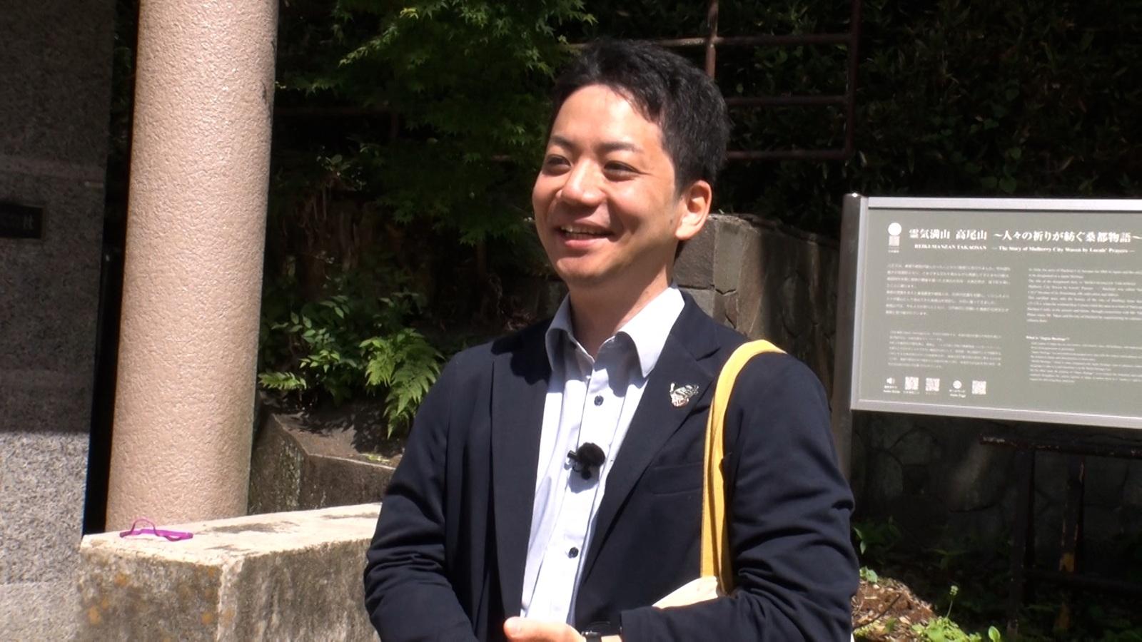 高尾山の神・竹田知生さんの写真