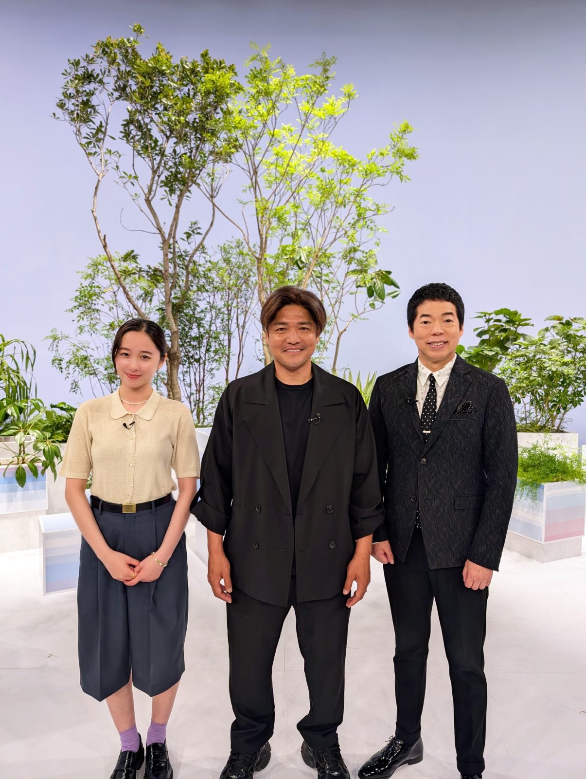 元サッカー日本代表の大久保嘉人、今田耕司、堀田真由の写真