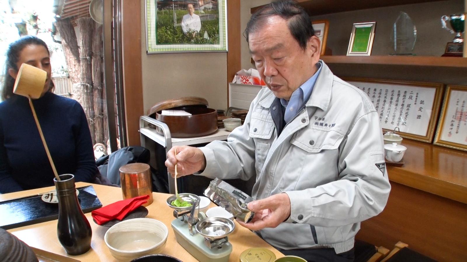 宇治抹茶の神・堀井長太郎さんの写真