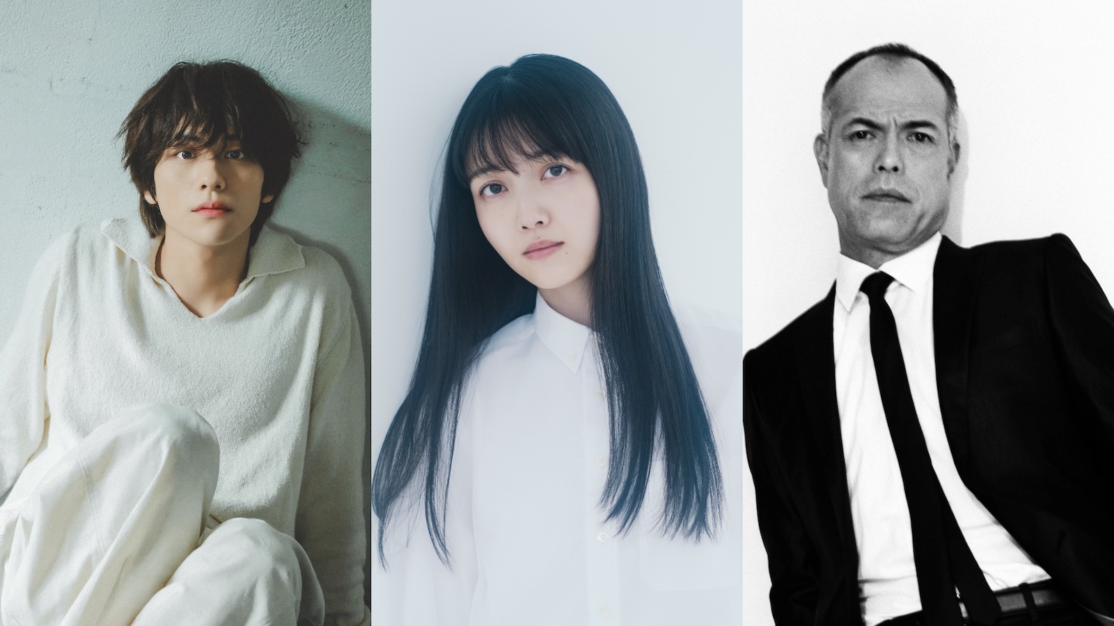 7月期土曜ドラマ『告白－25年目の秘密－』に出演する久保史緒里、山下幸輝、田中要次