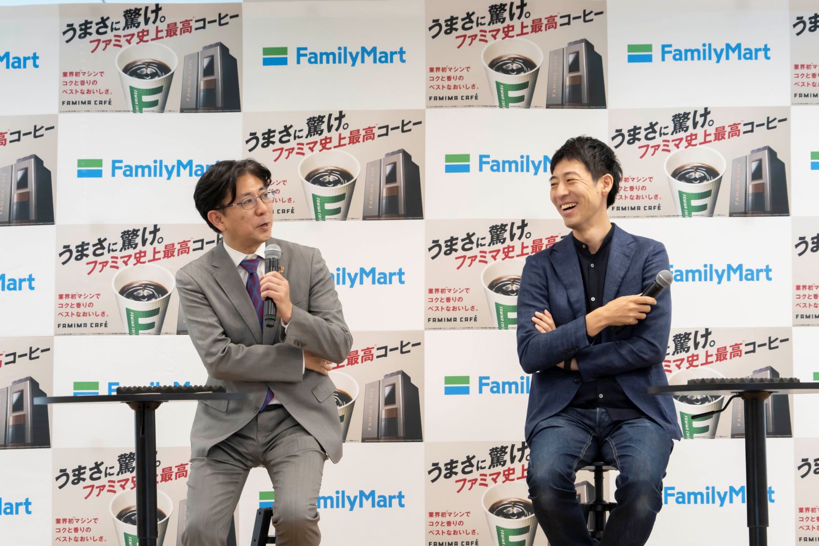 ファミマ高倉一真と粕谷哲の写真
