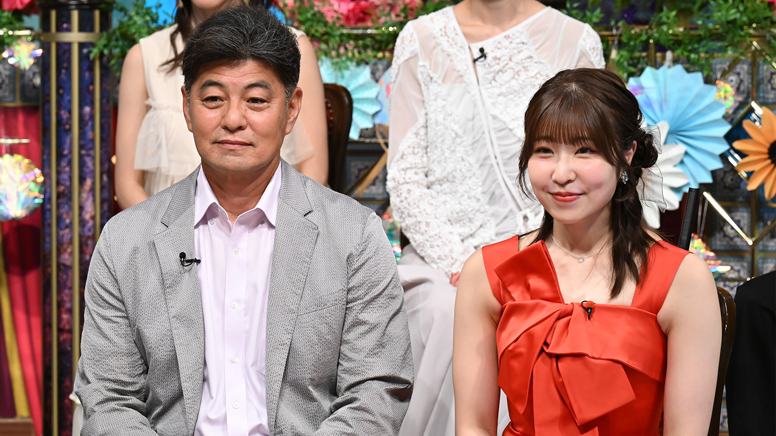 緒方孝市と緒方佑奈の写真