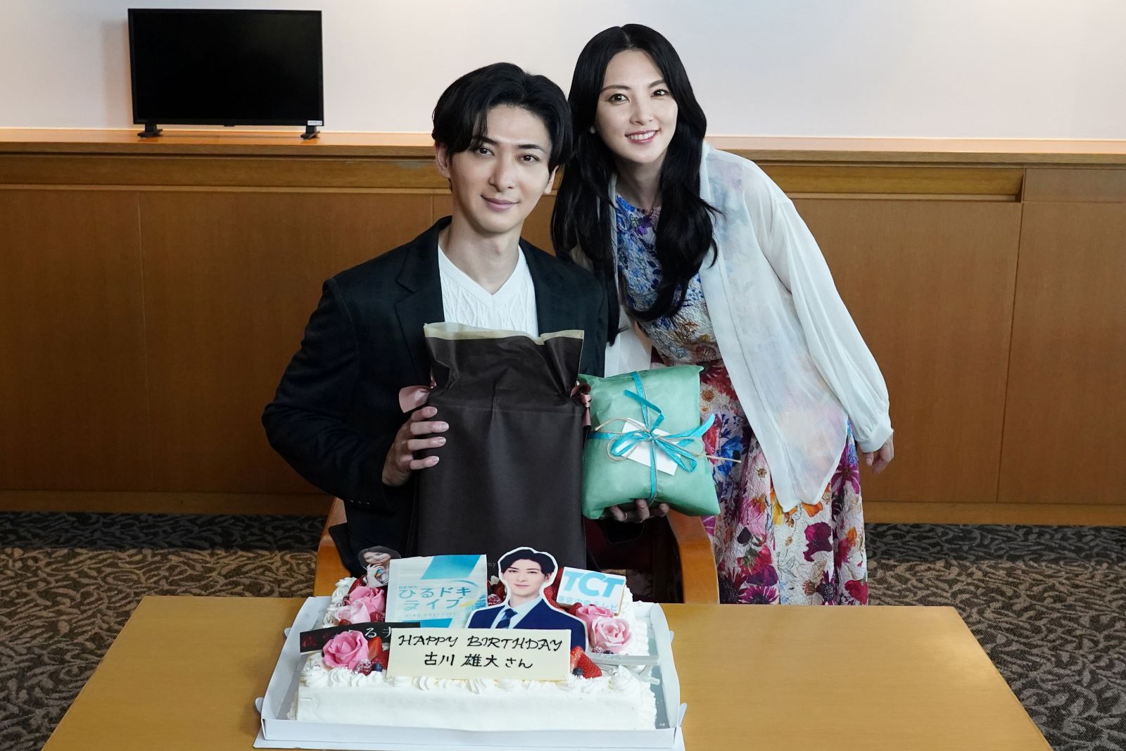 ドラマ『親愛なる夫へ～完璧な妻の噓～』古川雄大と田中麗奈の写真