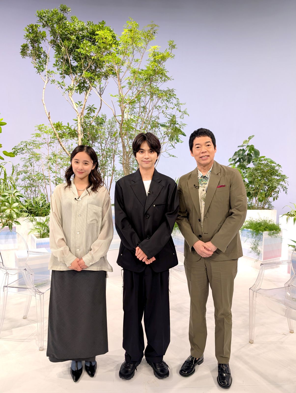 堀田真由、佐藤勝利(timelesz)、今田耕司の写真