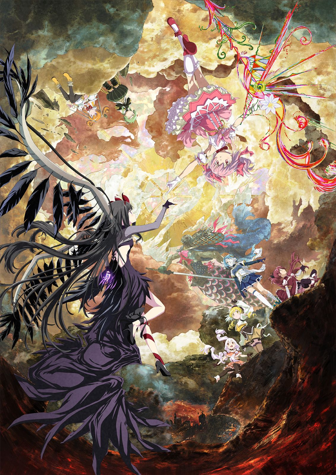 『劇場版 魔法少女まどか☆マギカ〈ワルプルギスの廻天〉』キービジュアル